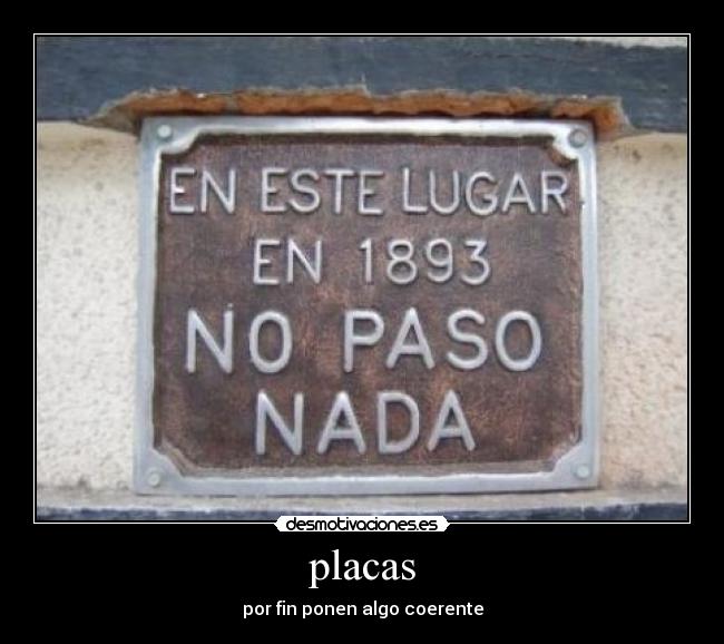 placas -