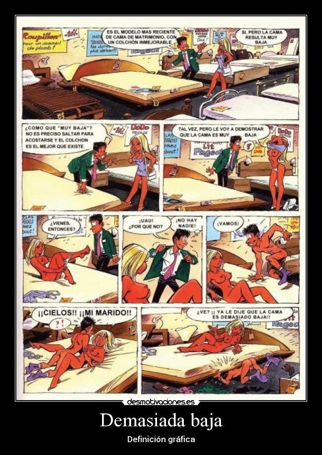 Demasiada baja - Definición gráfica