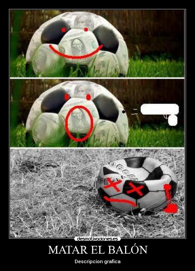 MATAR EL BALÓN - Descripcion grafica