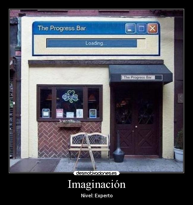 carteles imaginacion bar desmotivaciones