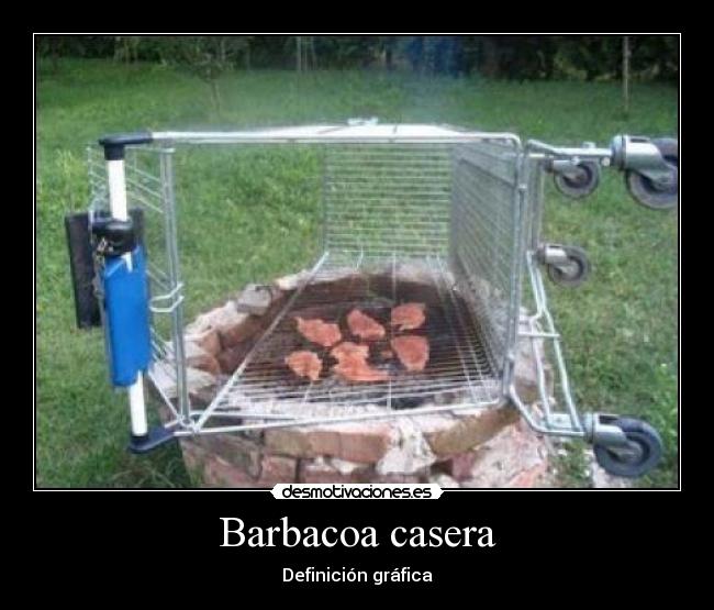 Barbacoa casera - Definición gráfica