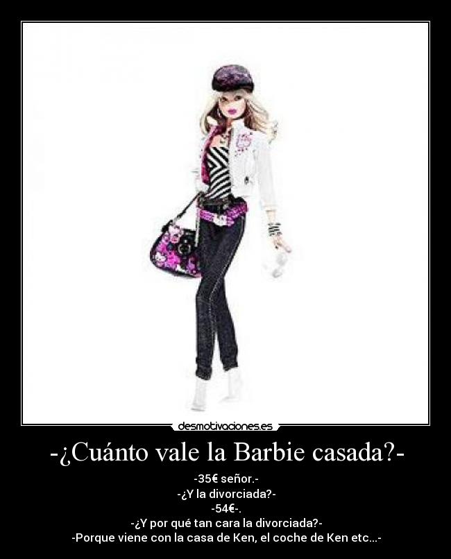 -¿Cuánto vale la Barbie casada?- - 