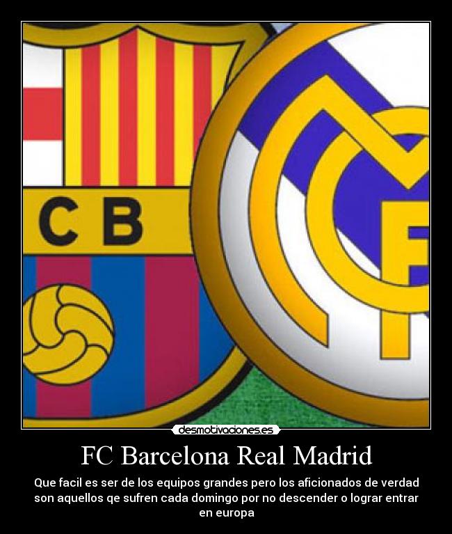 FC Barcelona Real Madrid - 