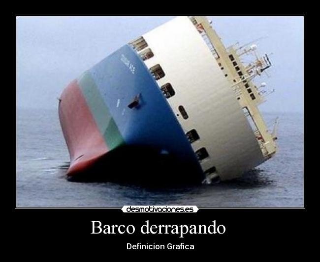 Barco derrapando  - 