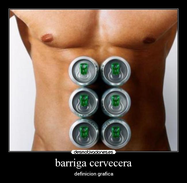 barriga cervecera - definicion grafica