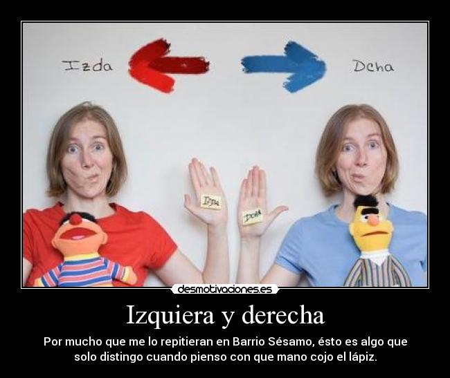 Izquiera y derecha -
