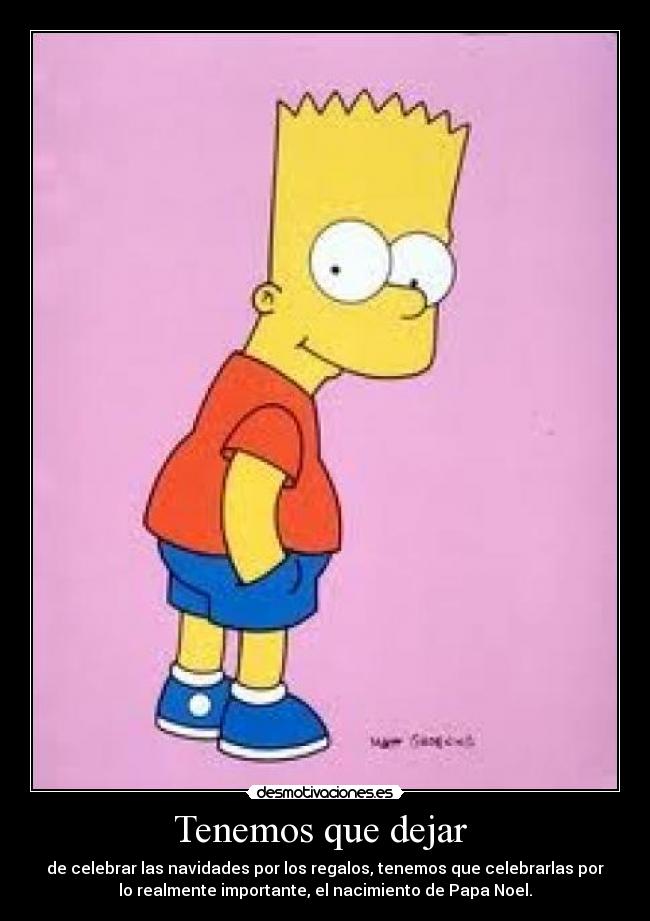 Tenemos que dejar  - 