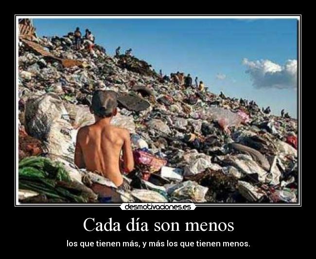Cada día son menos - 
