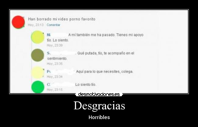 Desgracias - Horribles