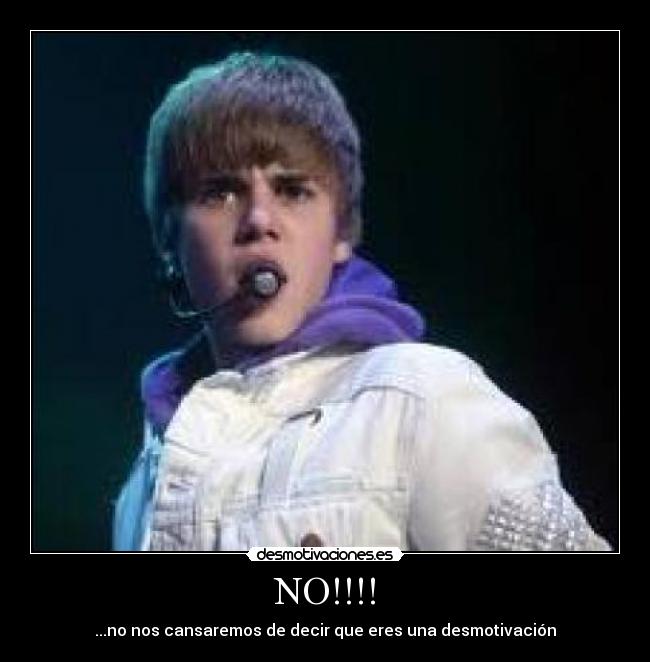 carteles bieber desmotivaciones