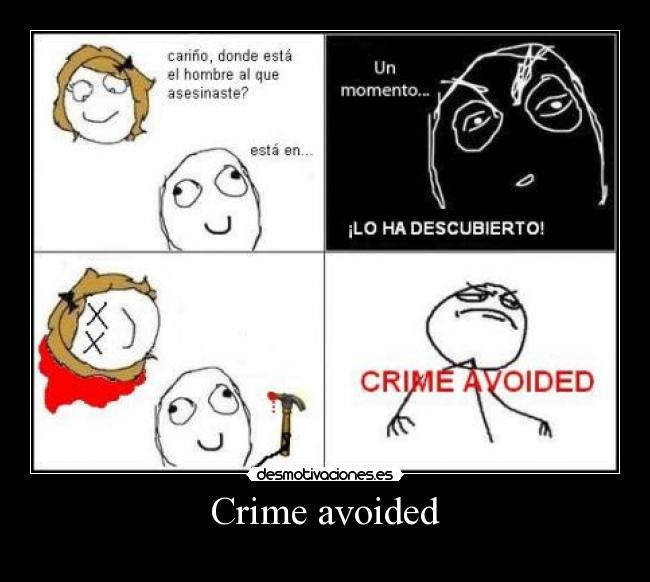 Crime avoided - 
