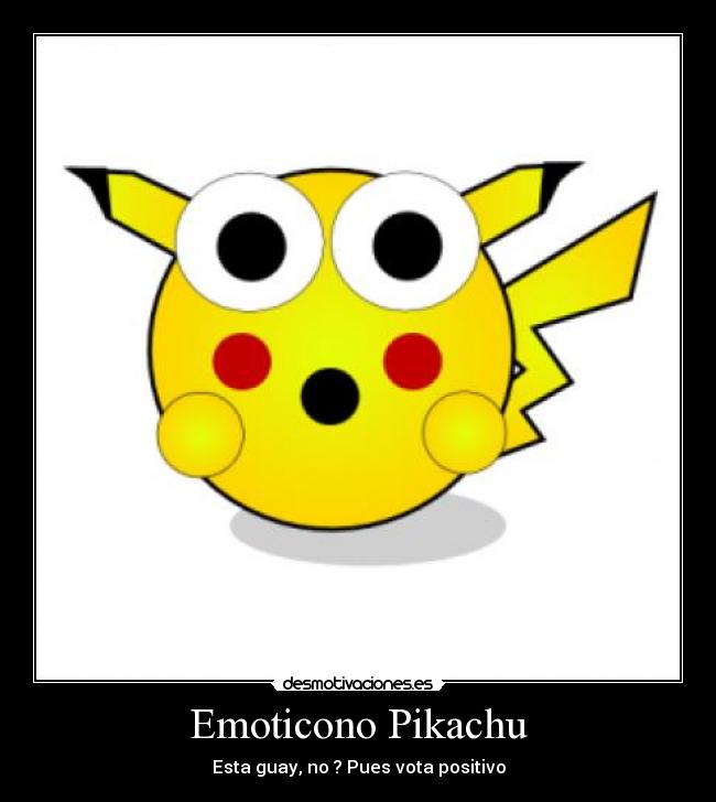 Emoticono Pikachu -