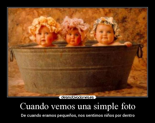 Cuando vemos una simple foto - 