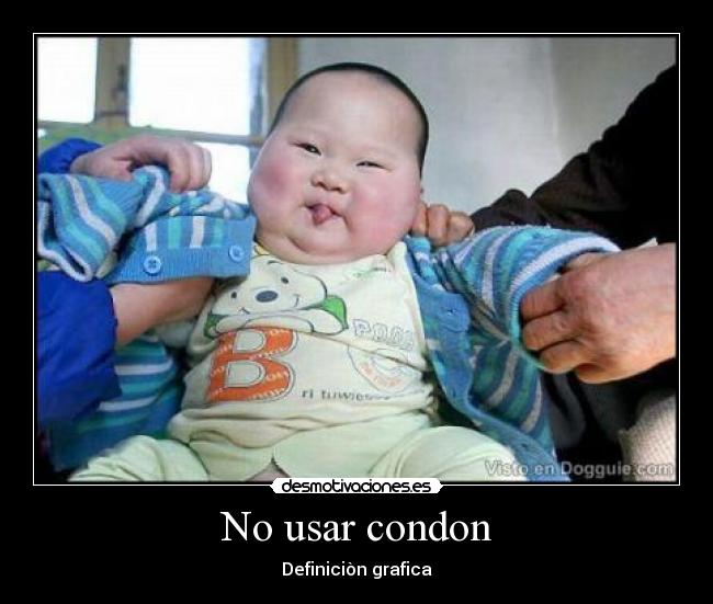 No usar condon - Definiciòn grafica