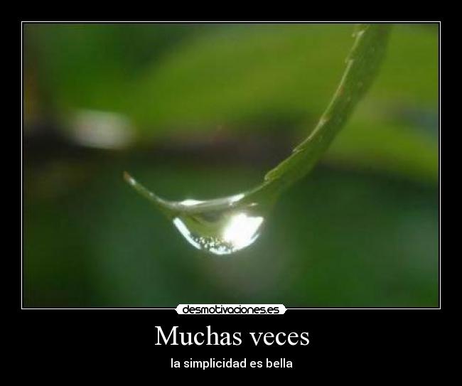 Muchas veces -