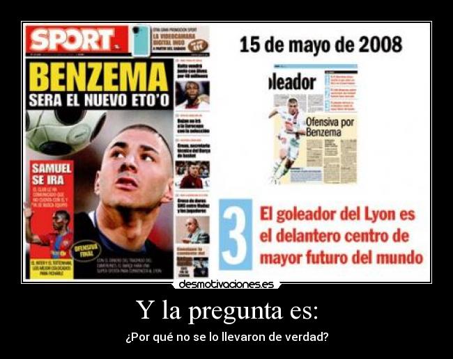 Y la pregunta es: - ¿Por qué no se lo llevaron de verdad?