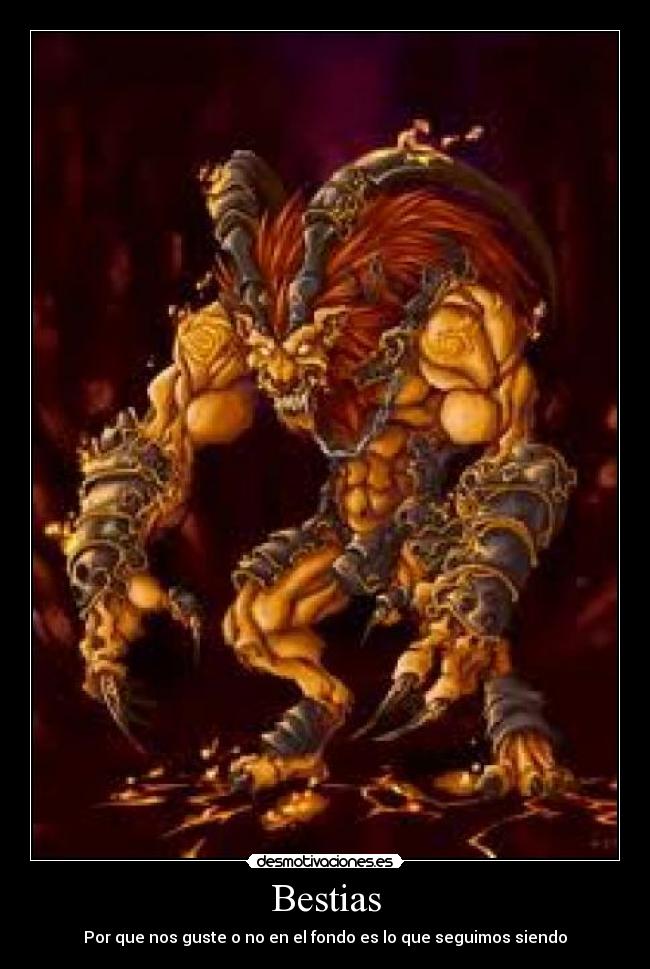 Bestias - Por que nos guste o no en el fondo es lo que seguimos siendo