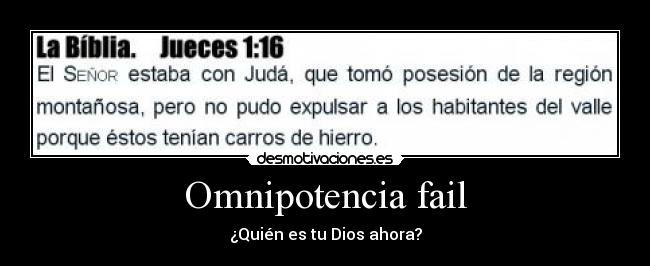 carteles fail dios omnipotencia desmotivaciones