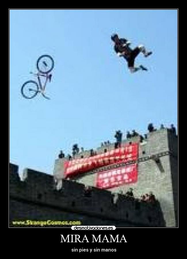 MIRA MAMA - sin pies y sin manos