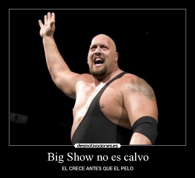 Big Show no es calvo - 