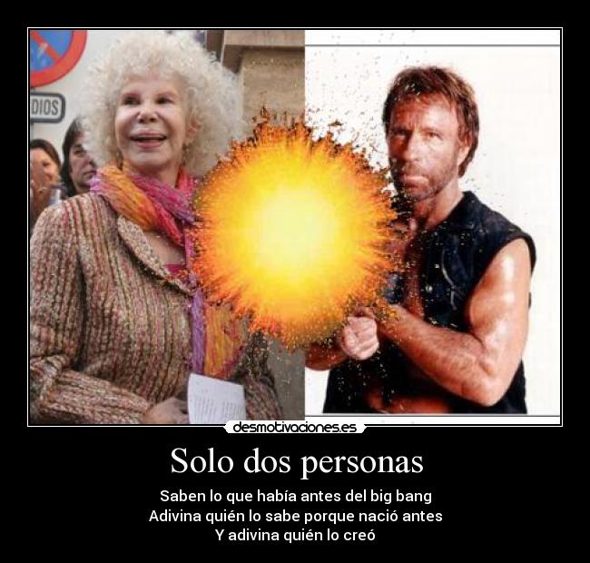 Solo dos personas -