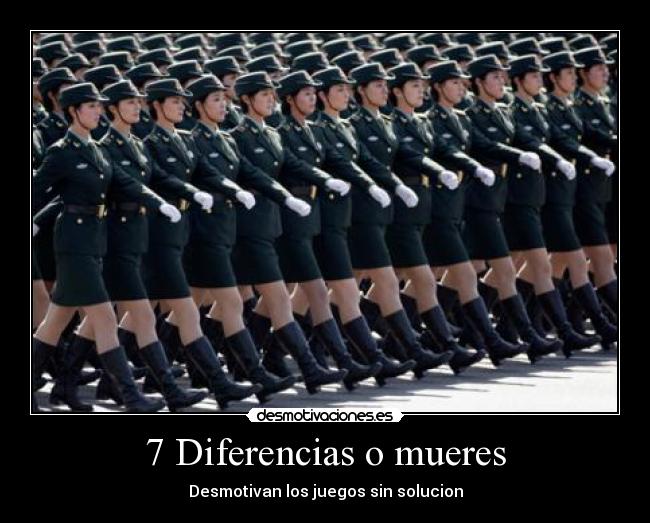 7 Diferencias o mueres - Desmotivan los juegos sin solucion