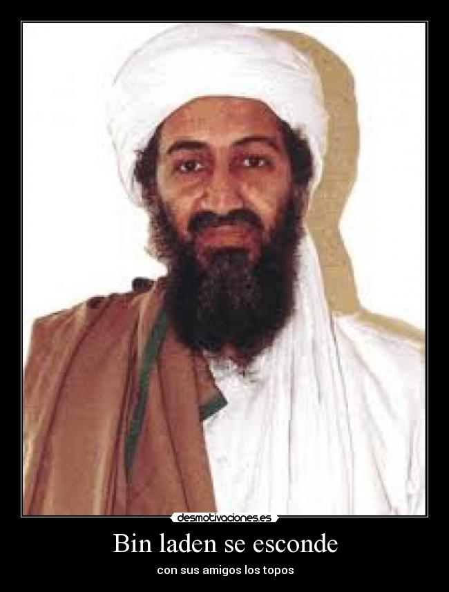Bin laden se esconde -