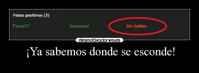 ¡Ya sabemos donde se esconde! - 