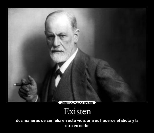 Existen - dos maneras de ser feliz en esta vida, una es hacerse el idiota y la otra es serlo.