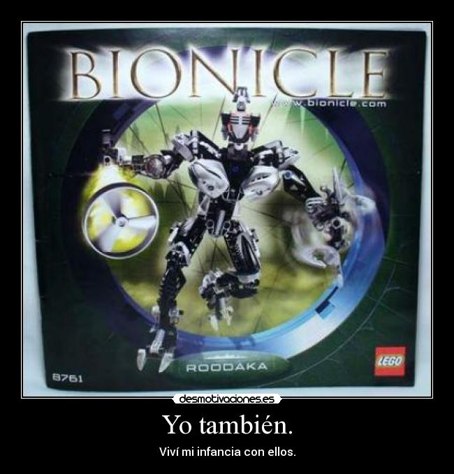 carteles bionicle desmotivaciones