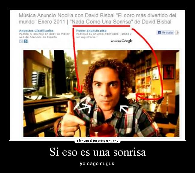 Si eso es una sonrisa -