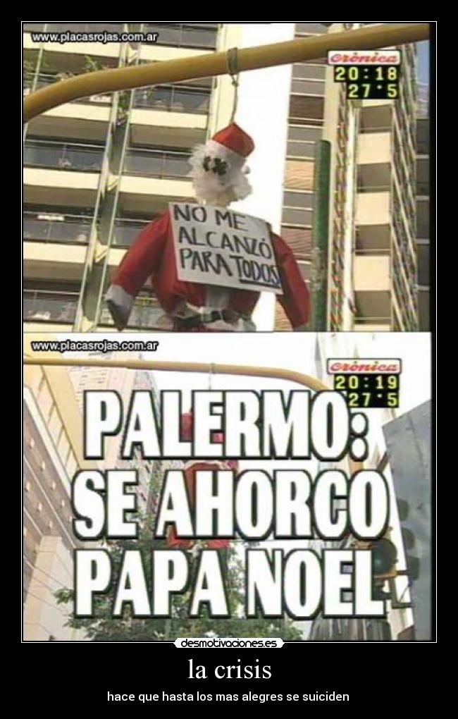 la crisis -