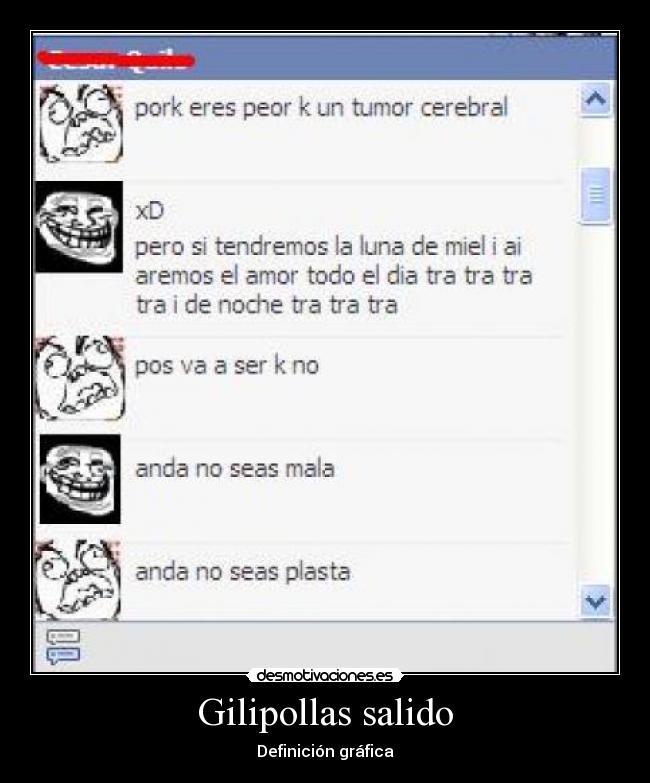 carteles gilipollas salido definicion grafica fuuuuuuuuuuu troll face wtf desmotivaciones