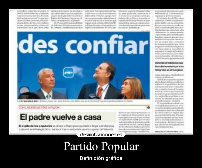 Partido Popular - Definición gráfica