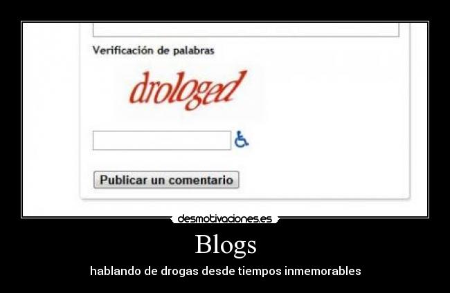 Blogs - hablando de drogas desde tiempos inmemorables