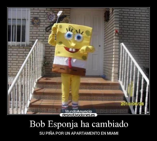 Bob Esponja ha cambiado -