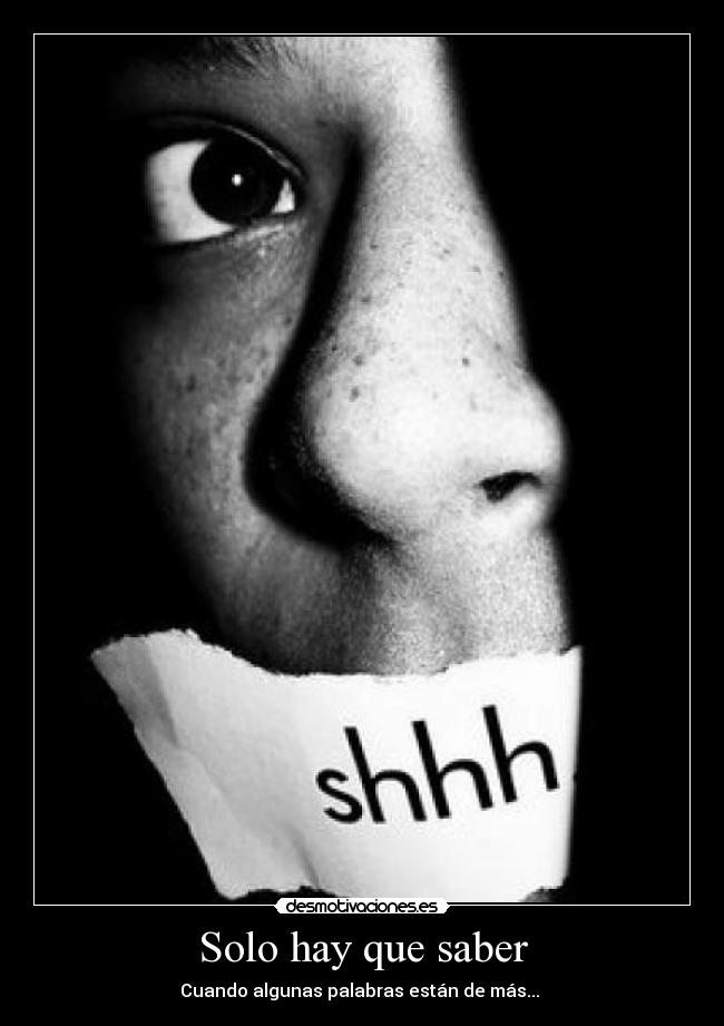 carteles solo hay que saber desmotivaciones