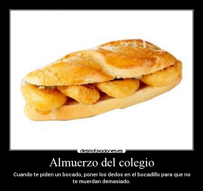 Almuerzo del colegio - 