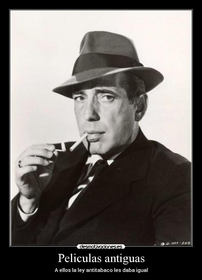 Peliculas antiguas - A ellos la ley antitabaco les daba igual