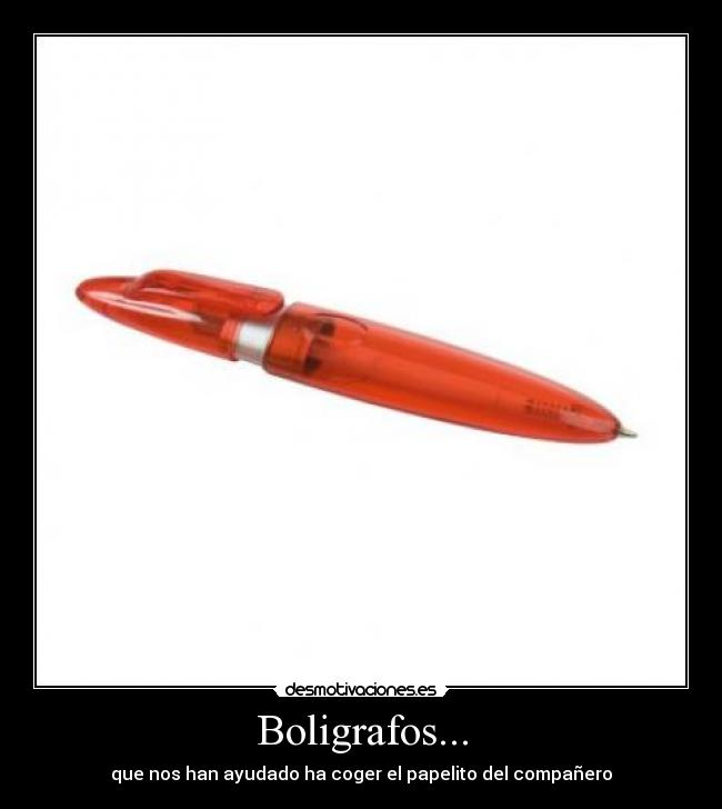 Boligrafos... - 