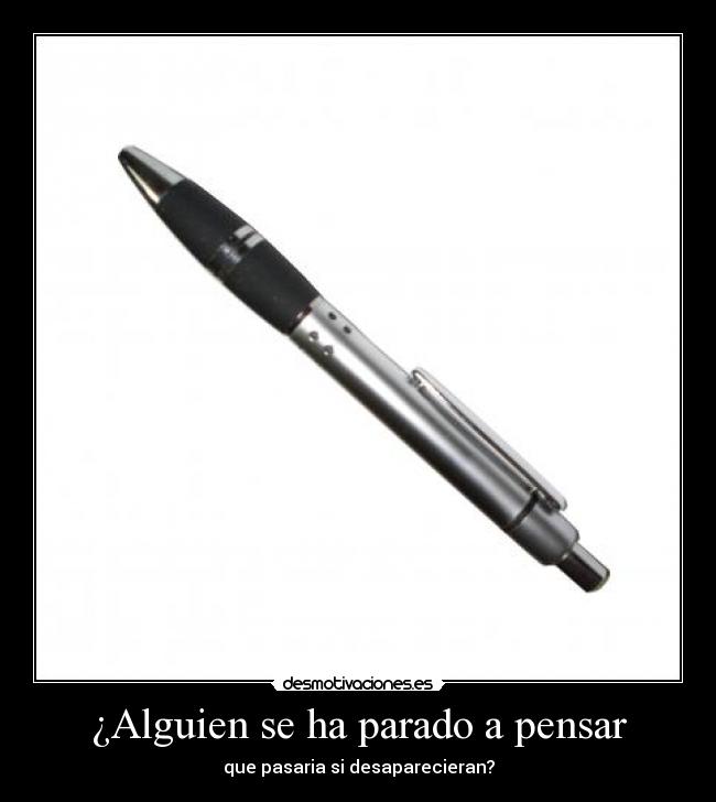 ¿Alguien se ha parado a pensar - 