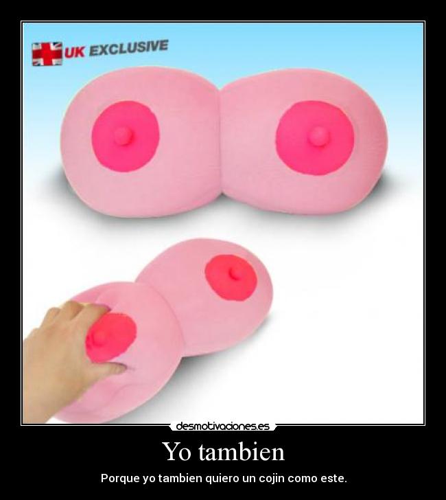 Yo tambien - Porque yo tambien quiero un cojin como este.