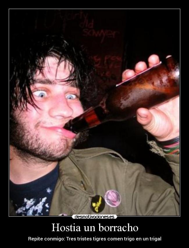 carteles trabalenguas borracho desmotivaciones