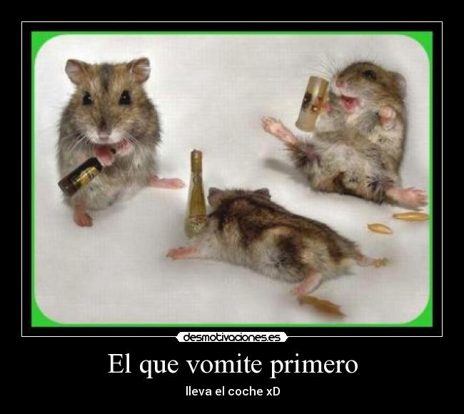 El que vomite primero - lleva el coche xD