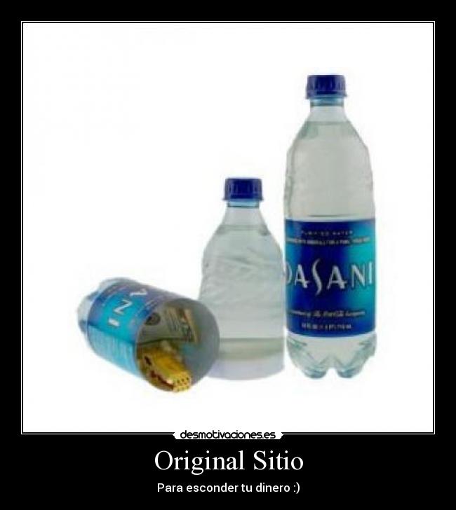 Original Sitio - Para esconder tu dinero :)