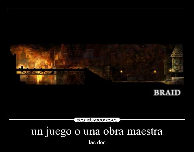 un juego o una obra maestra - las dos