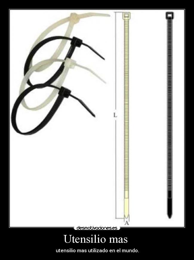Utensilio mas - utensilio mas utilizado en el mundo.