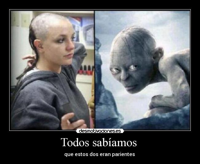 Todos sabíamos - que estos dos eran parientes