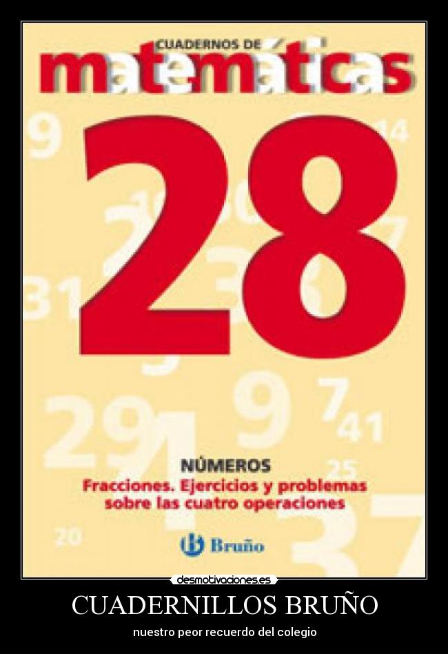 CUADERNILLOS BRUÑO - 