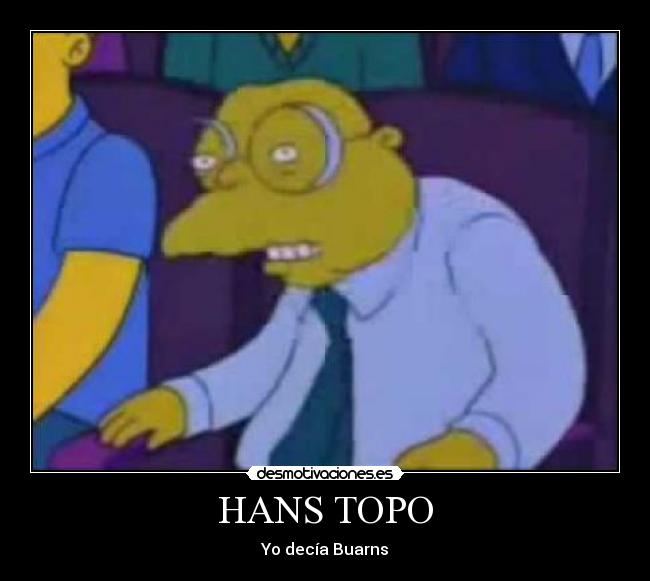 HANS TOPO - Yo decía Buarns